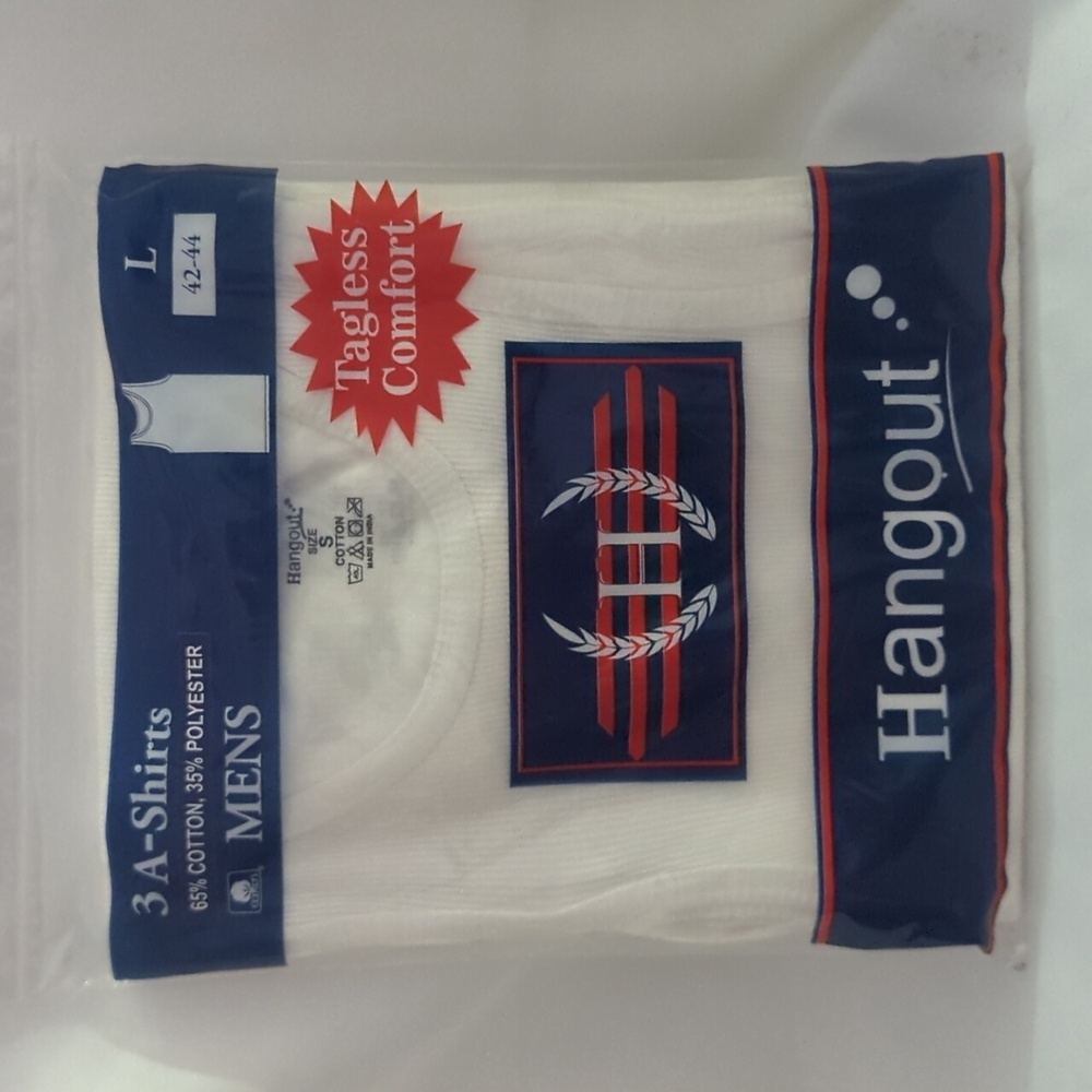 Men's White A-Shirts - Pack of 3 GREAT FATHER'S DAY GIFT